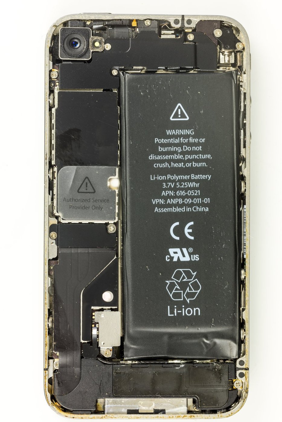 IPhone 4, model A1332 - case opened